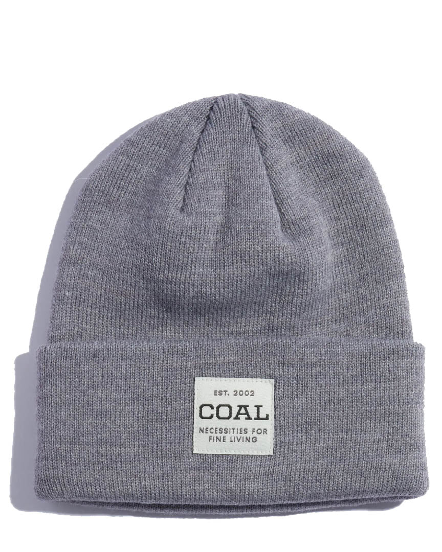 Uniform Mid Recycled Knit Cuff Beanie - Heather Grey