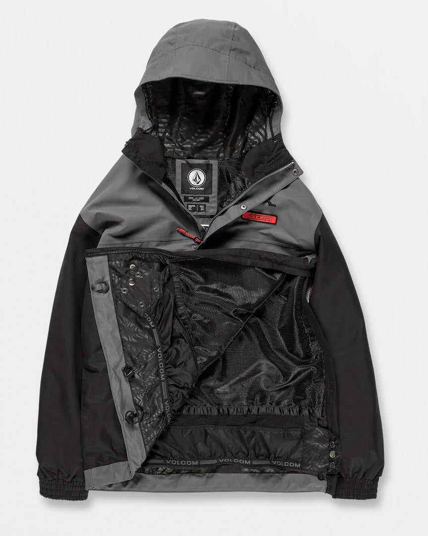 Longo Pullover Winter Jacket - Black