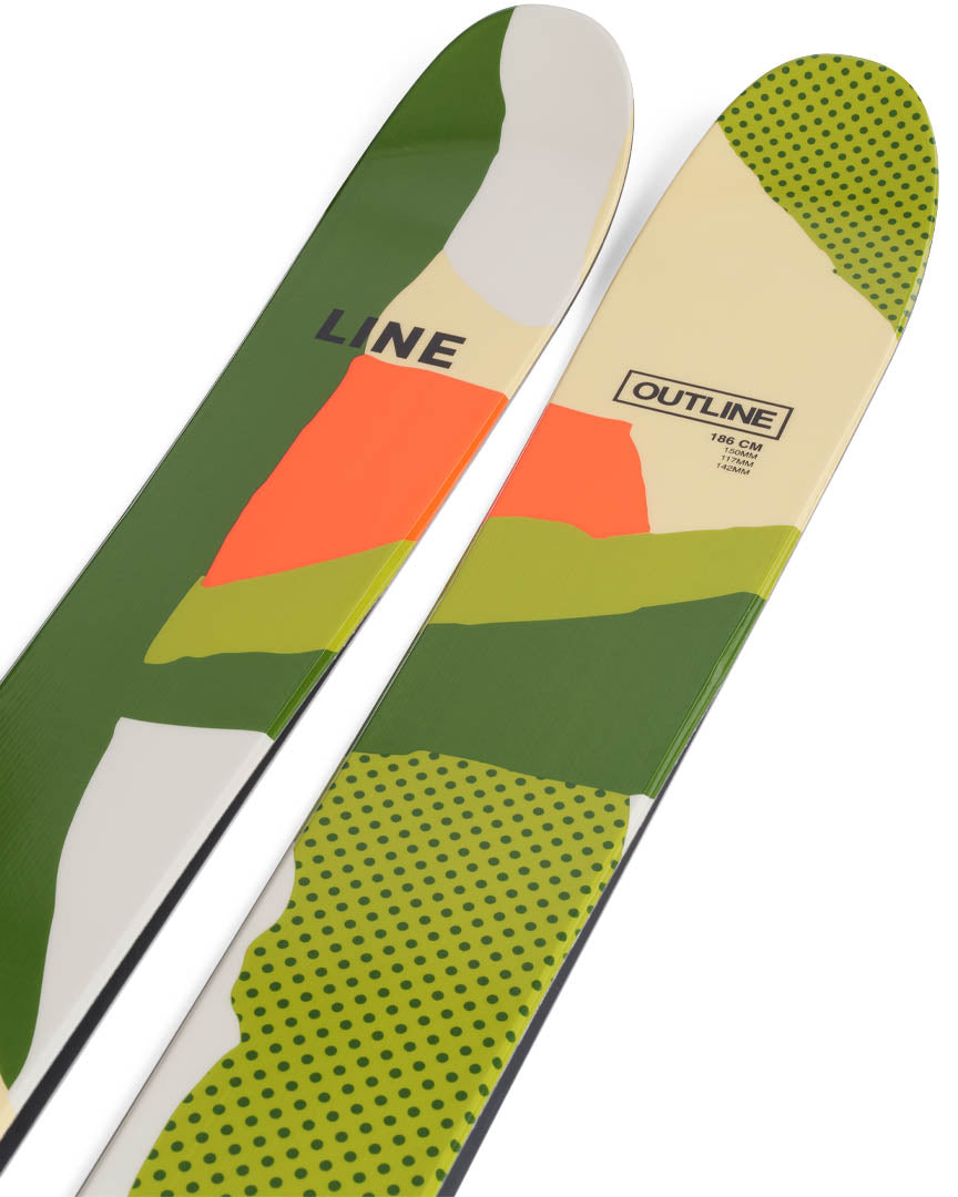 Line Outline Skis 2023 nose