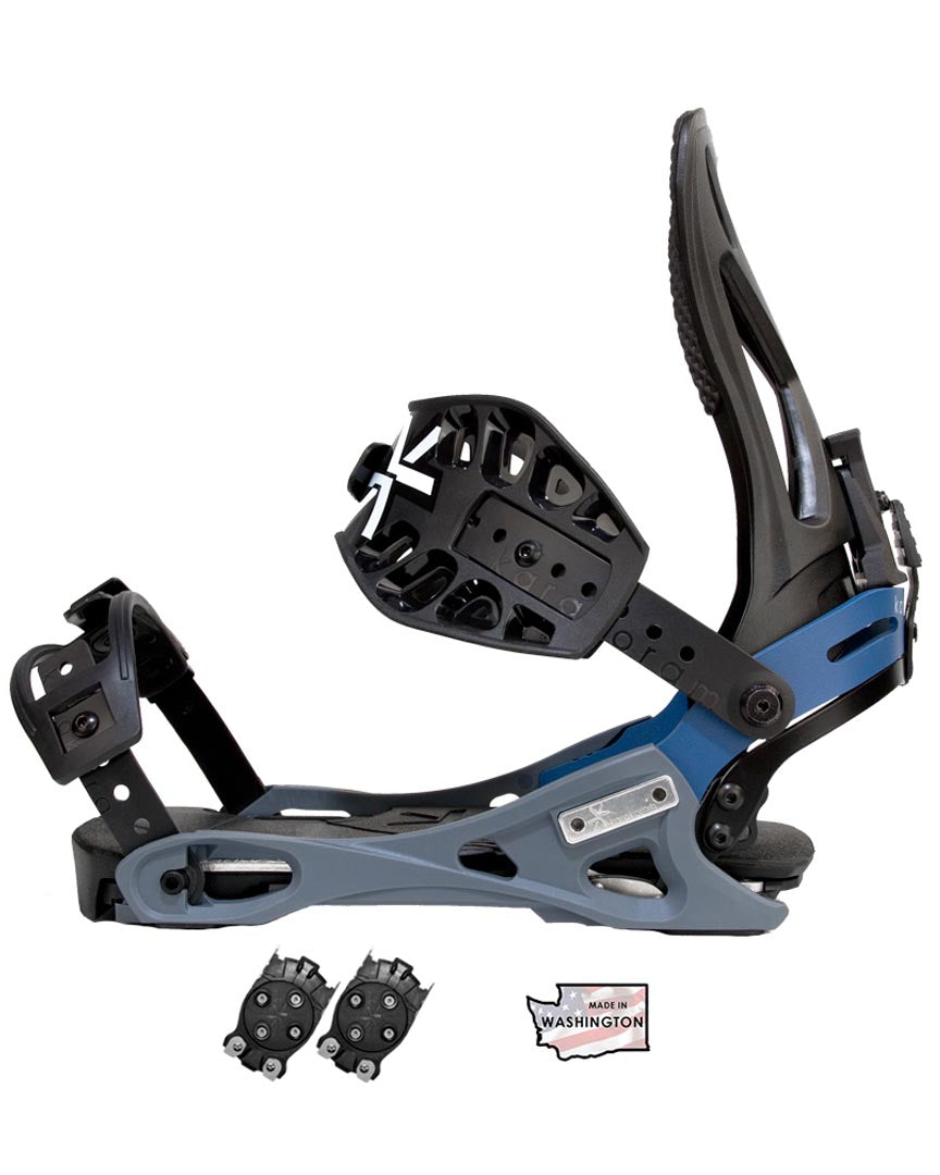 Layback + Quiver Connectn Snowboard Bindings