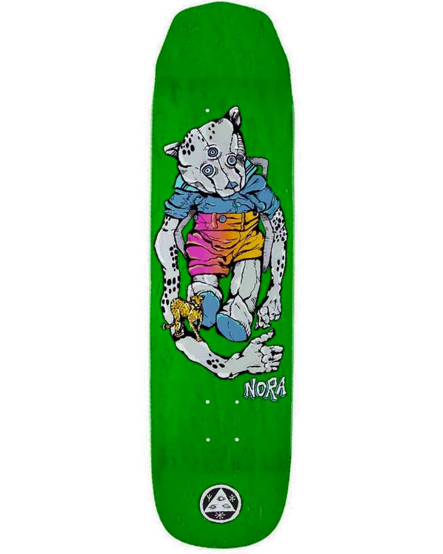 Teddy On Wicked Princess Skateboard Deck - Green