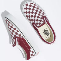 Souliers Classic Slip-On - Checker/Red