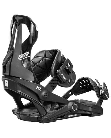 Brigada Snowboard Bindings - Black