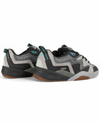 Devious Shoes - Charcoal Black Turquoise Nubuck