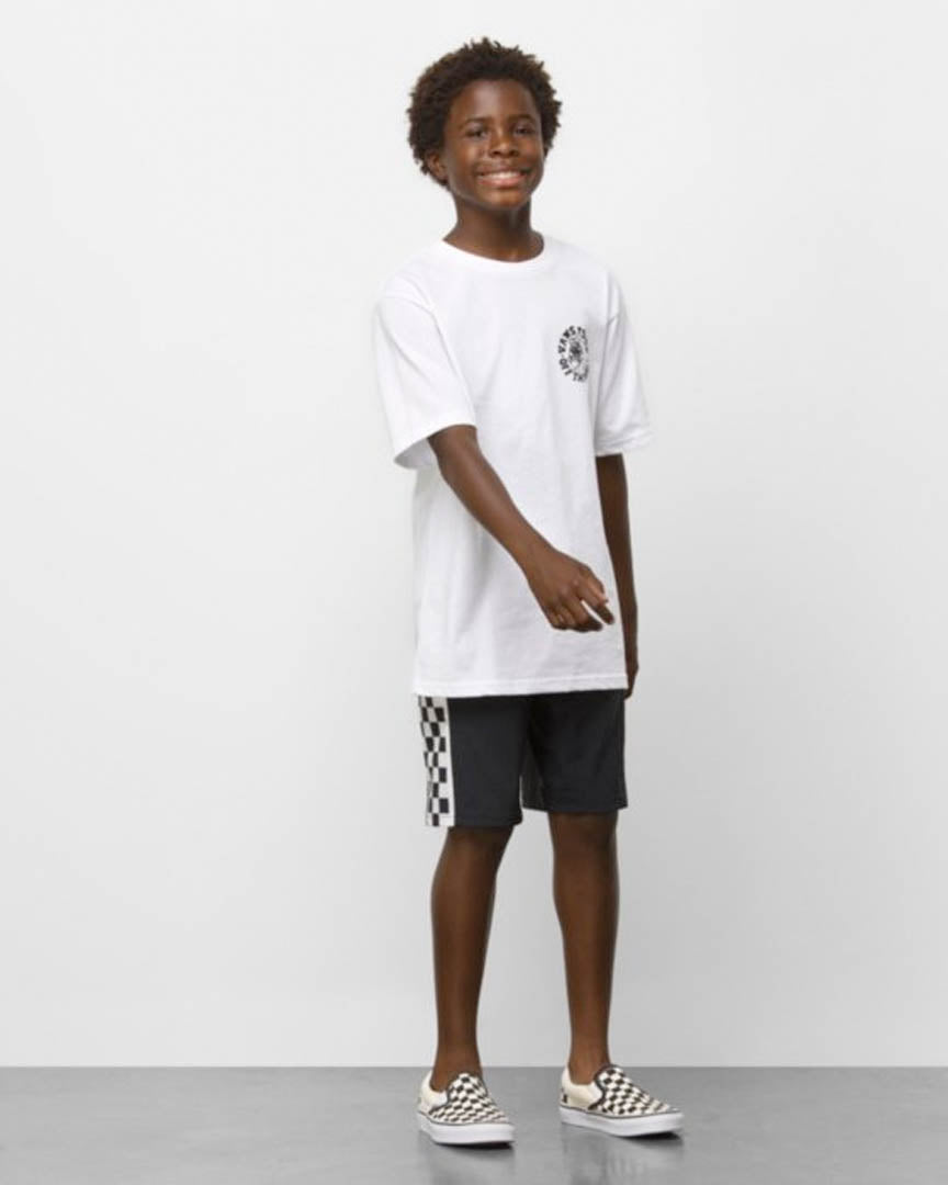 Kids Sidelines Boardshorts - Black\Checkerboard