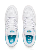 Telford Low Shoes - White Leather