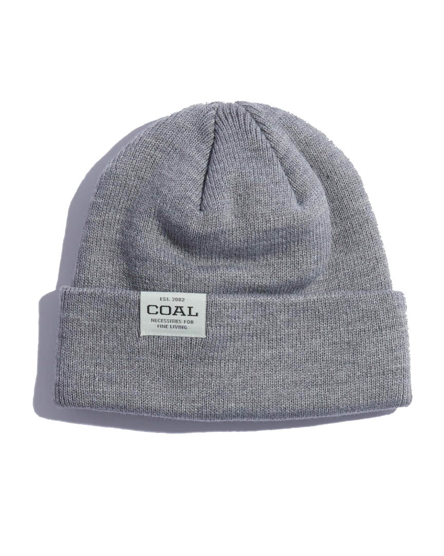 Uniform Low Recycled Knit Cuff Beanie - Heather Grey