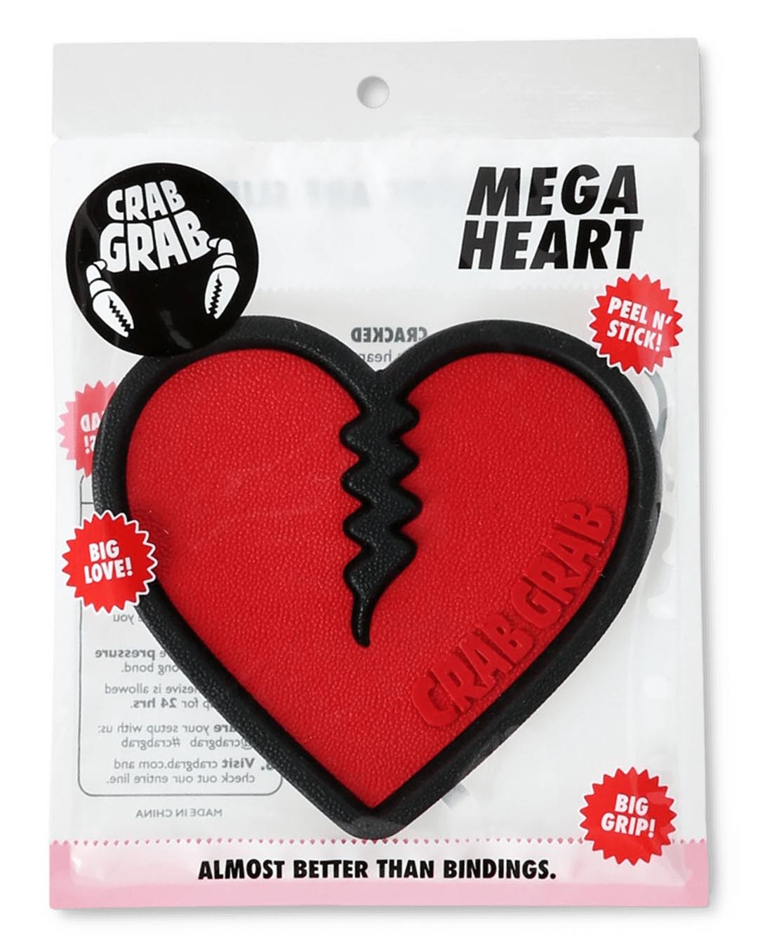 Mega Hearts Snow Traction Pad - Red