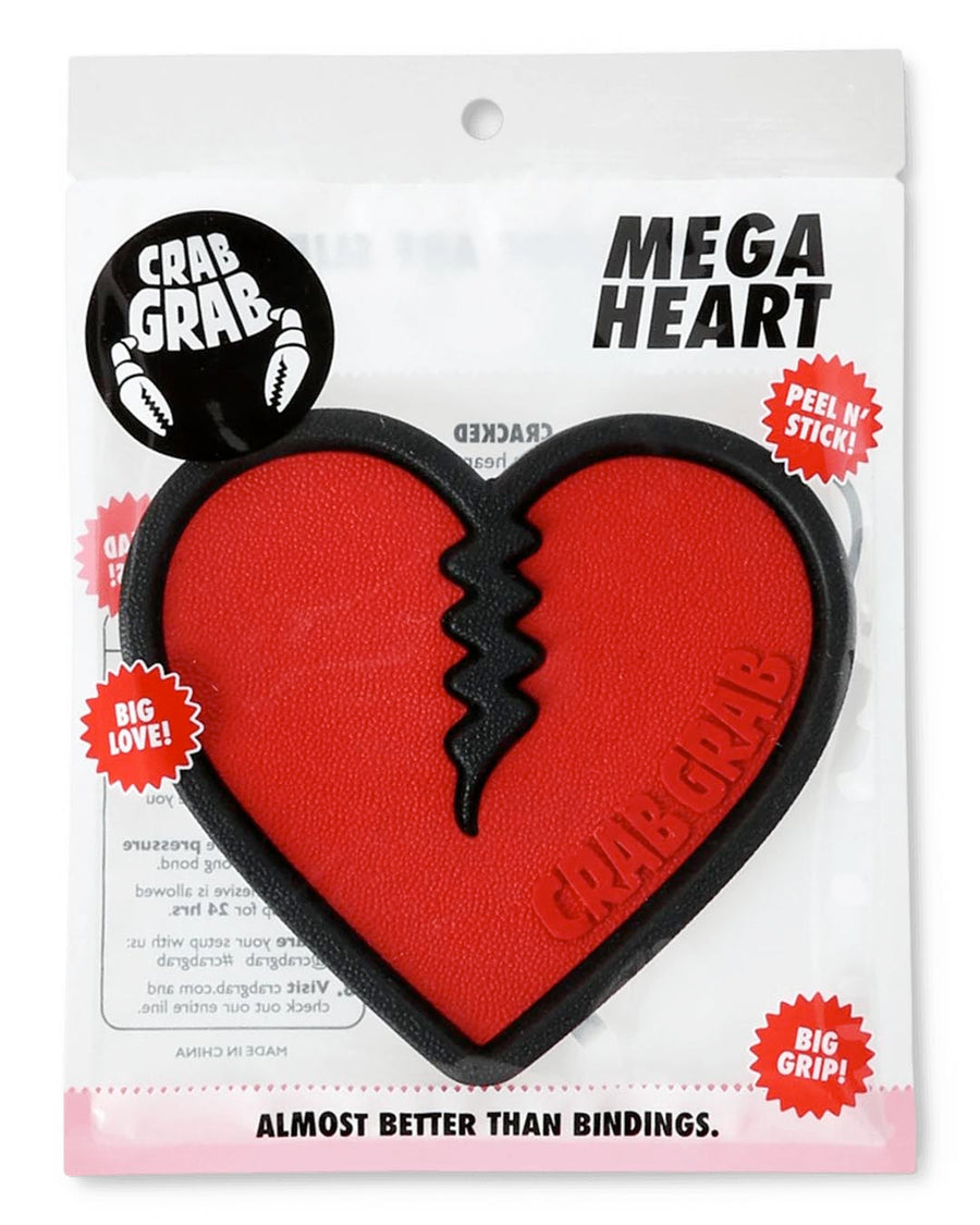 Mega Hearts Snow Traction Pad - Red