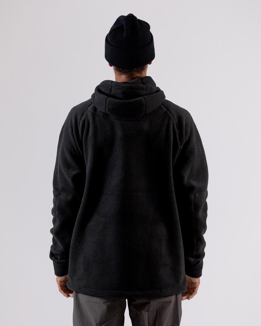 MTN Surf Recycled Fleece Hoodie - Black