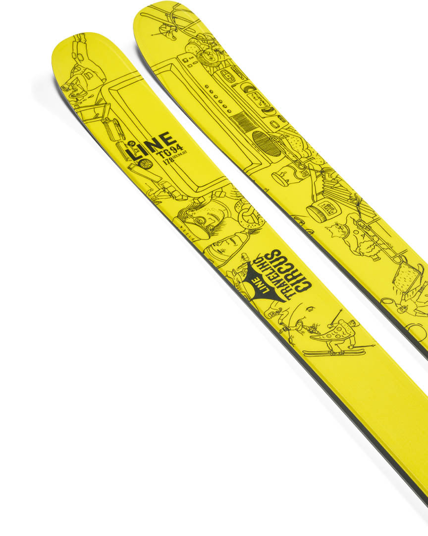 Chronic 94 Tc Traveling Circus Limited-Edition Skis 2024
