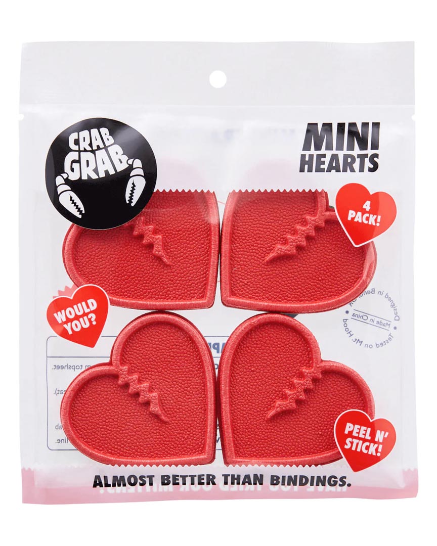 Snowboard accessory Mini Hearts - Red