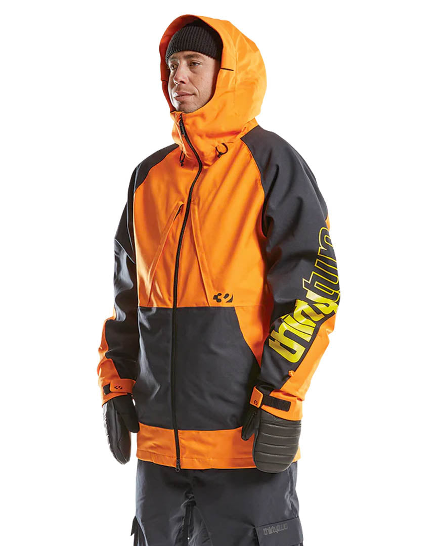 Tm-3 Winter Jacket - Black Orange Yellow