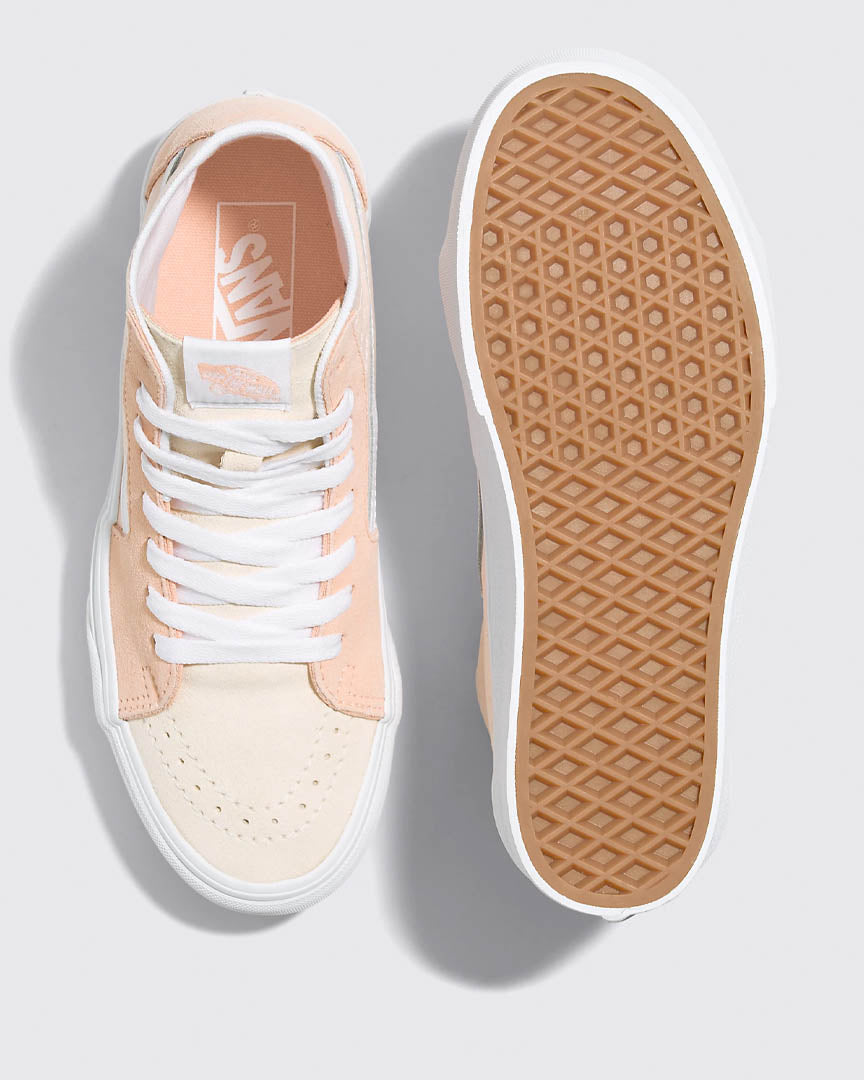 Women's Sk8-Hi Tapered Stackform Shoes - Color Block Peach