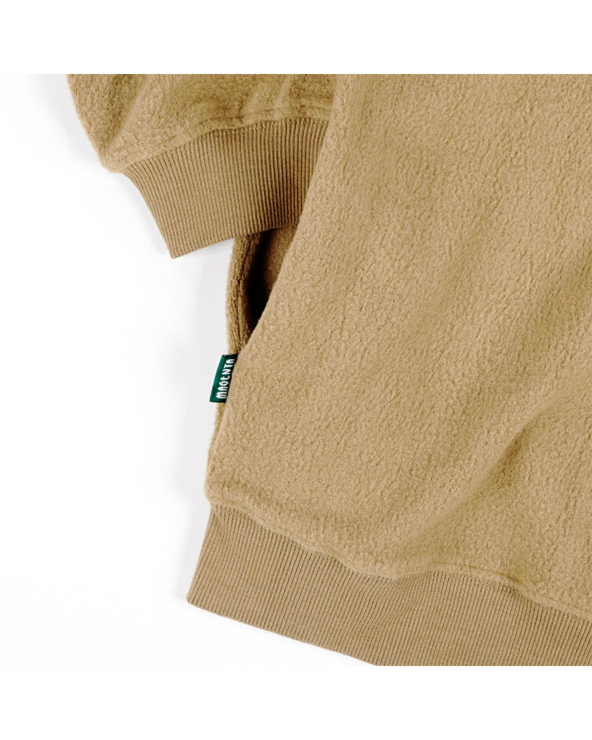 Alpine High Neck Microfle Fleece - Ocra