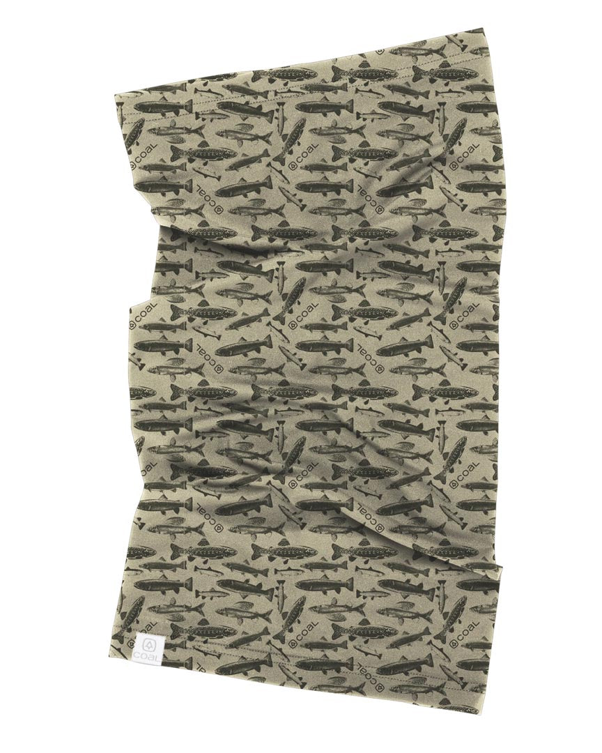 Shield Tube Neck Tube - Khaki Fish