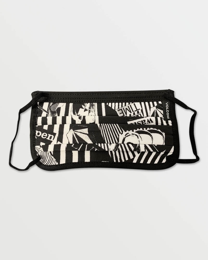 Volcom Facemask Scarf - White Black