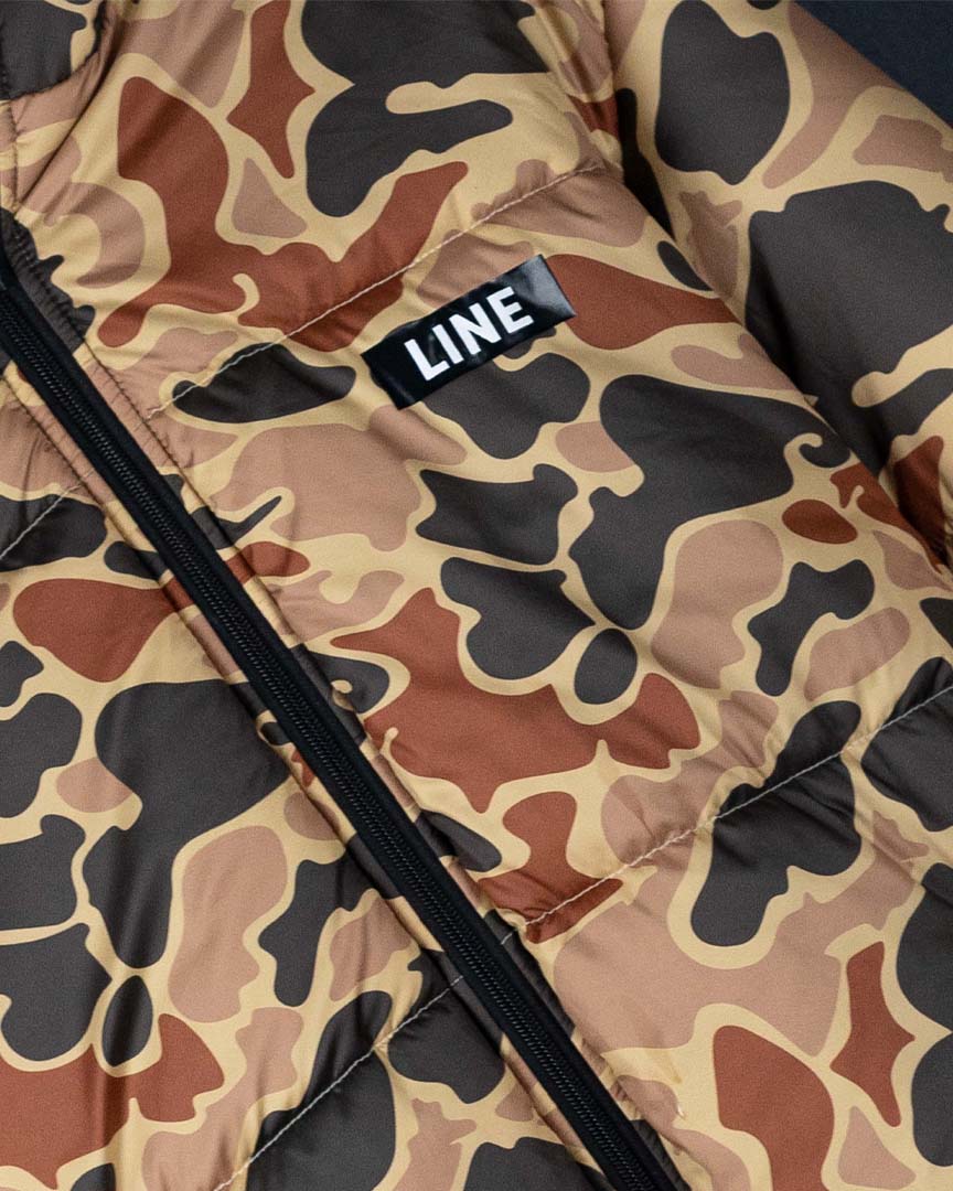 Line Toaster Puffy Jacket - Black/Duck Camo