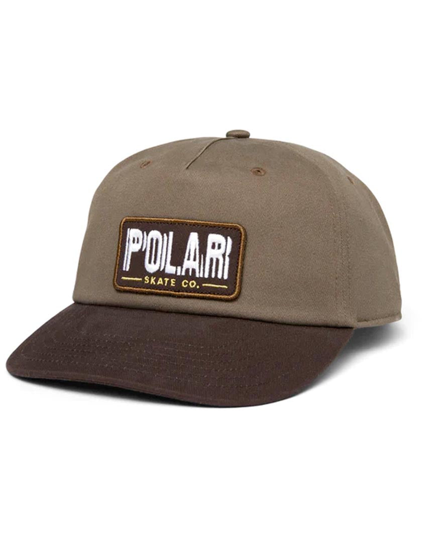 Casquette Eathquake Patch Cap - Brown