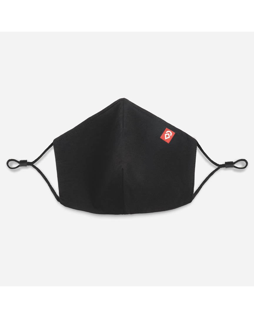Ergonomic Daily Mask Scarf - Black Paisley
