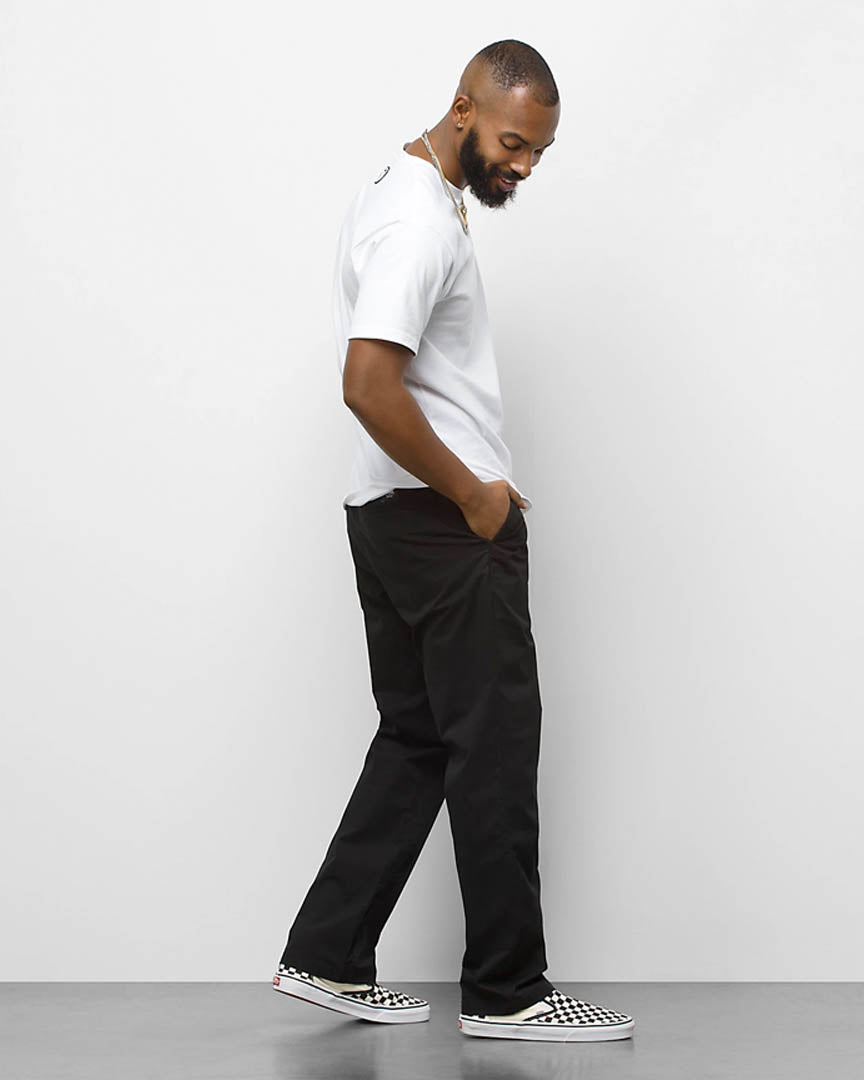 Range Relaxed Elastic Chino Pants - Black