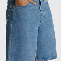 Covina 5 Pocket Baggy Shorts - Stone Washed