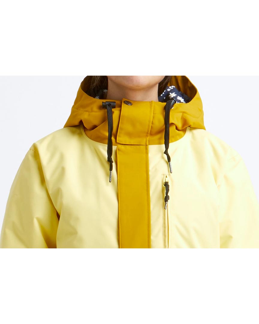 Stay Wild Parka Winter Jacket - Custard Gold