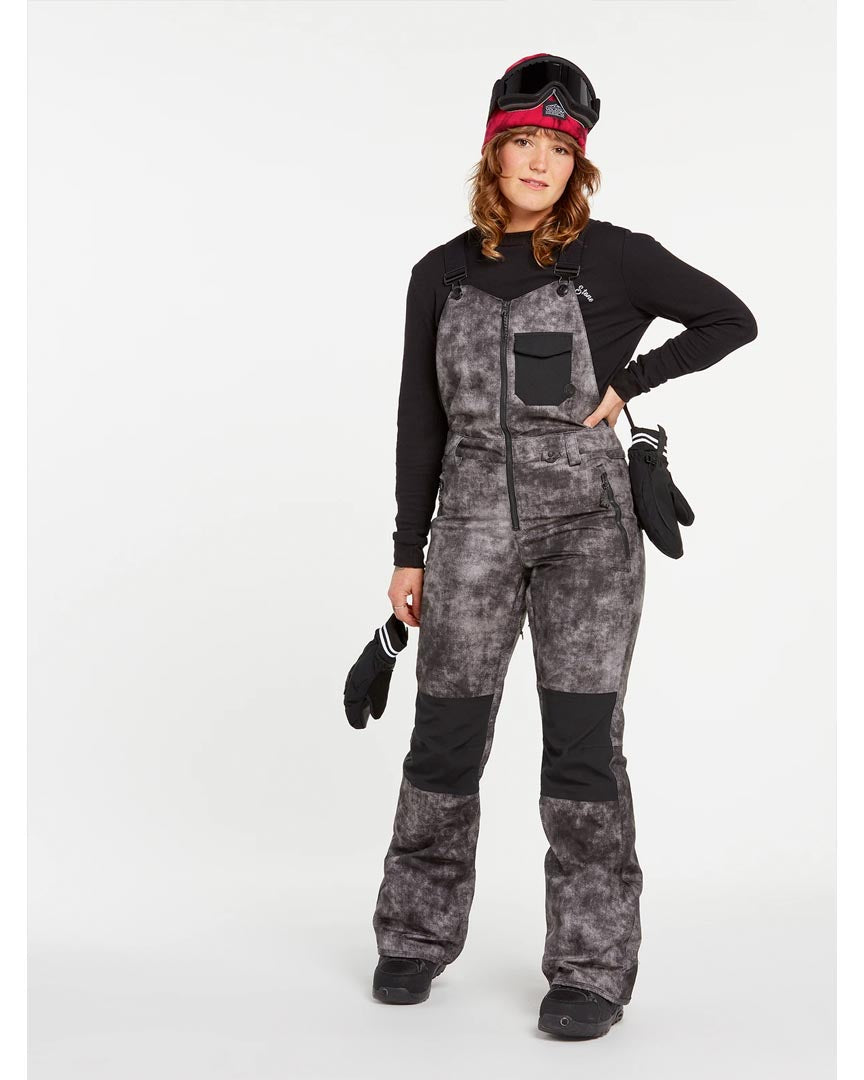 Swift Bib Overall Snow Bib - Acid Black