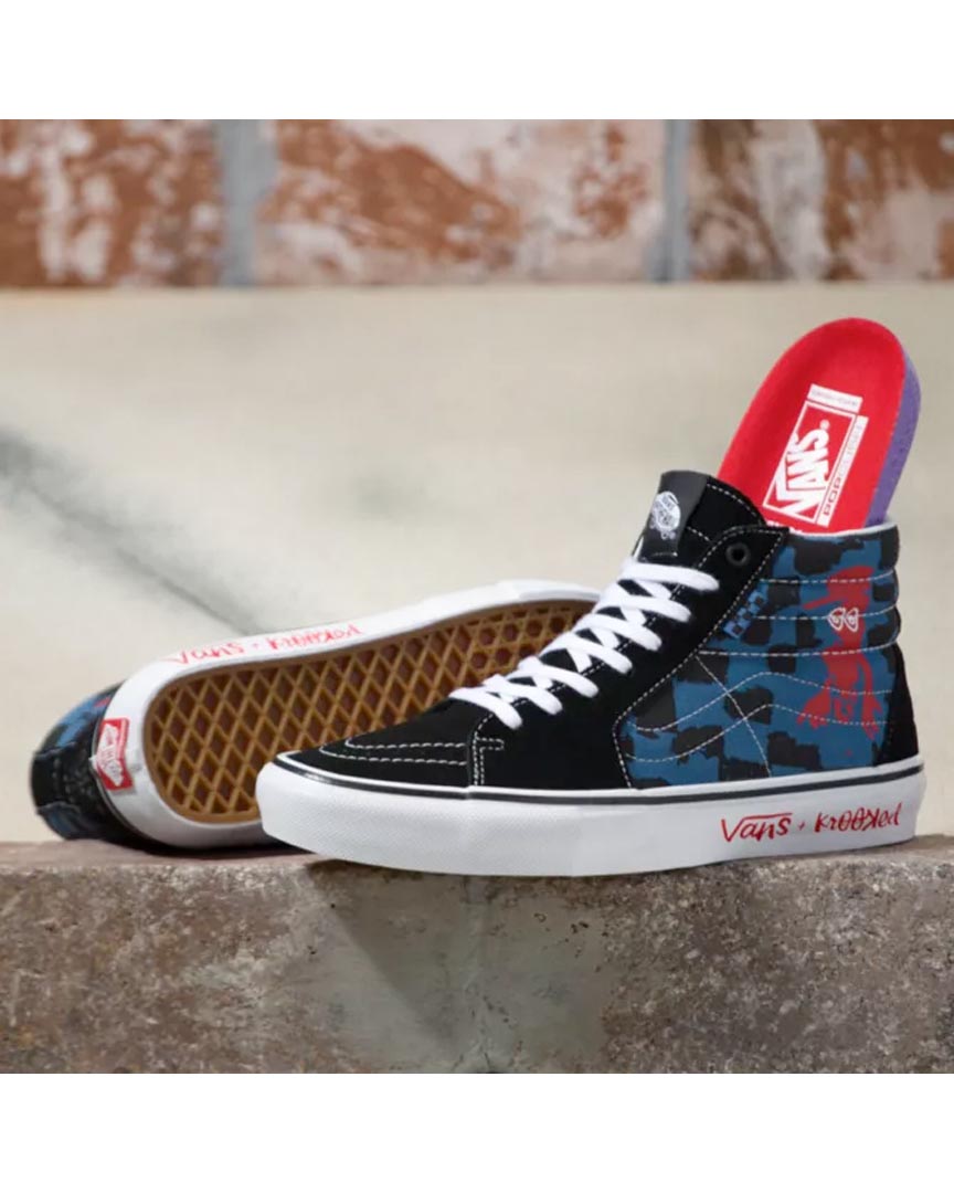Skate Sk8-Hi Krooked By Shoes - Krooked By Nata
