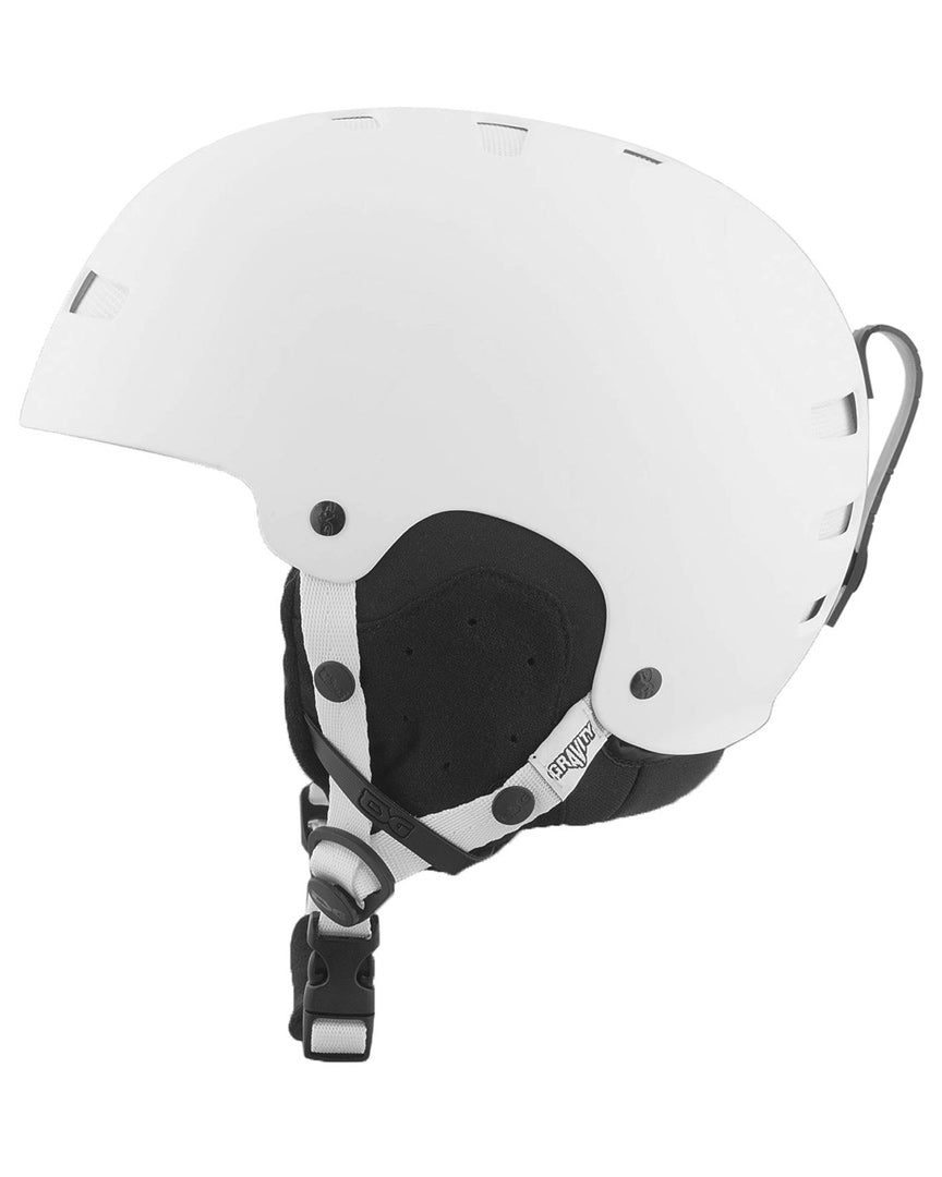Gravity Solid Color Winter Helmet - Satin White