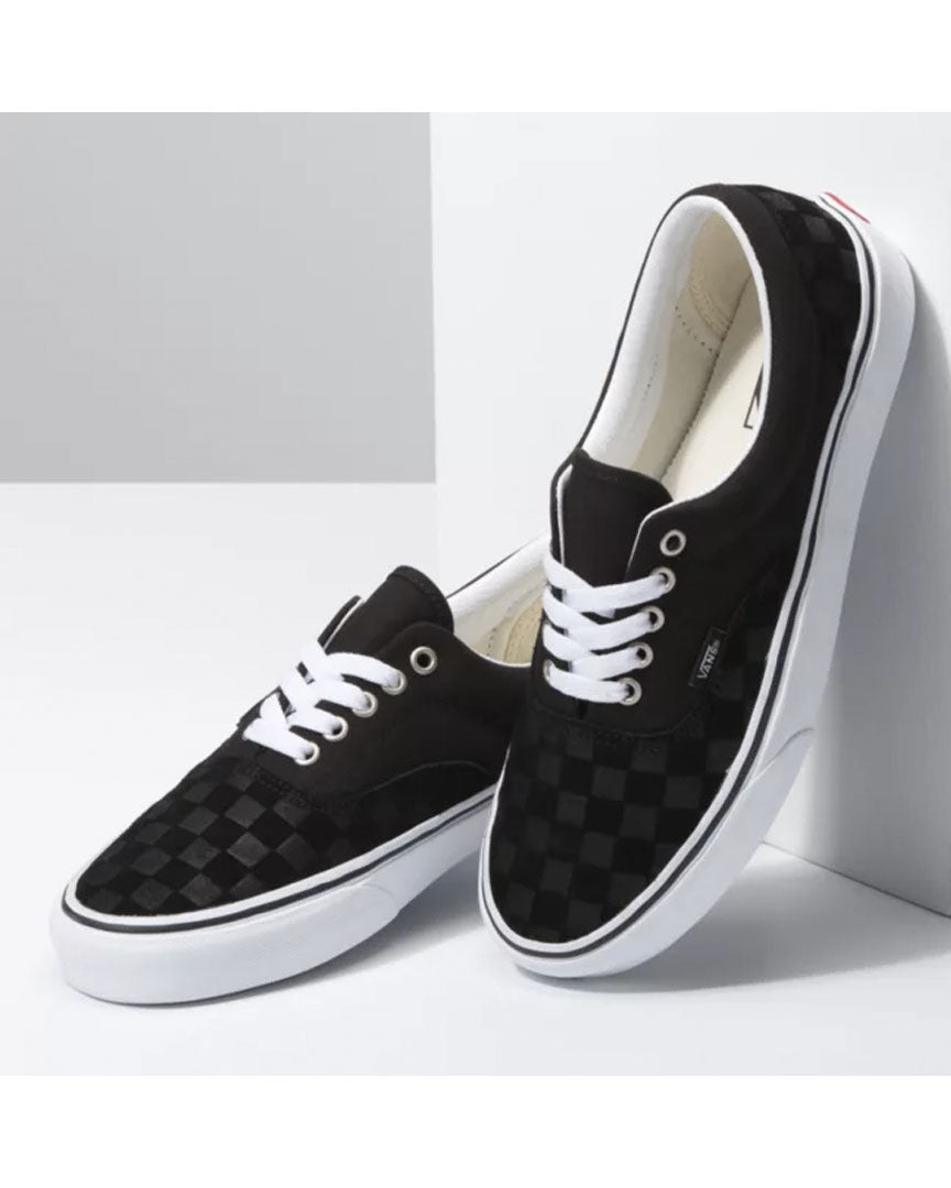 Era Shoes - Deboss Checker Black