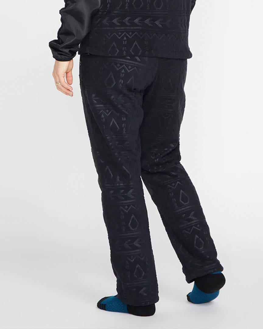 Womens Polar Fleece Pants - Black