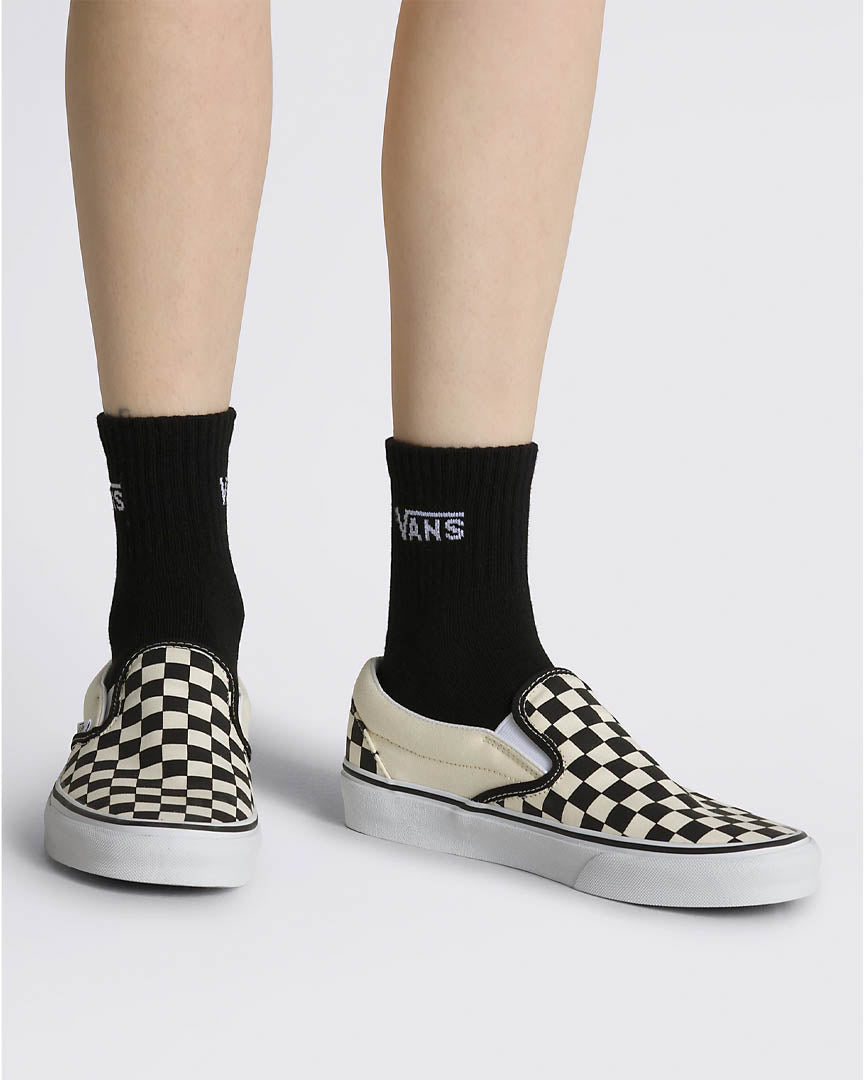 Wmn Classic Half Crew Socks (3Pk) - Black Assorted