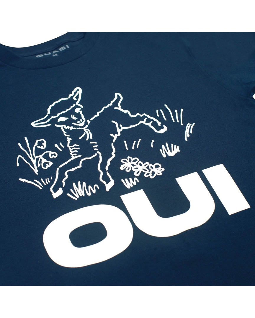 Oui Tee T-Shirt - Navy