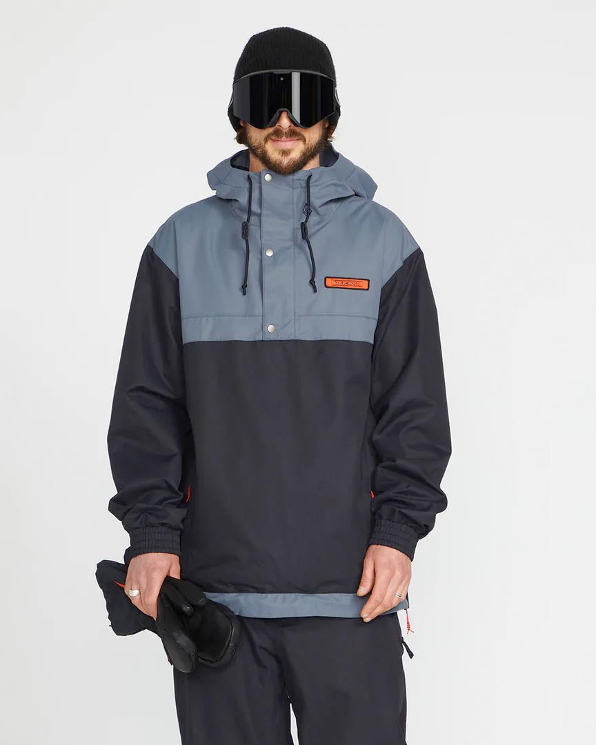 Longo Pullover Winter Jacket - Black