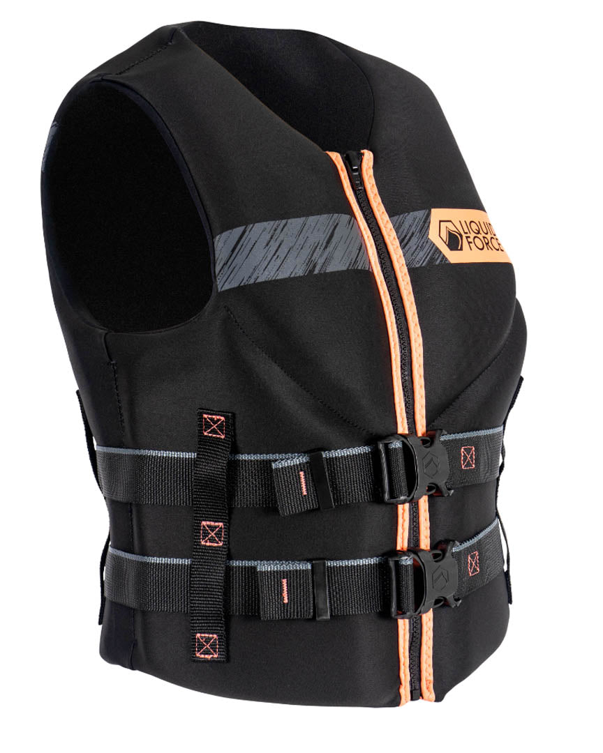 Hinge Women's Cga Classic Life Jacket - Black/Coral