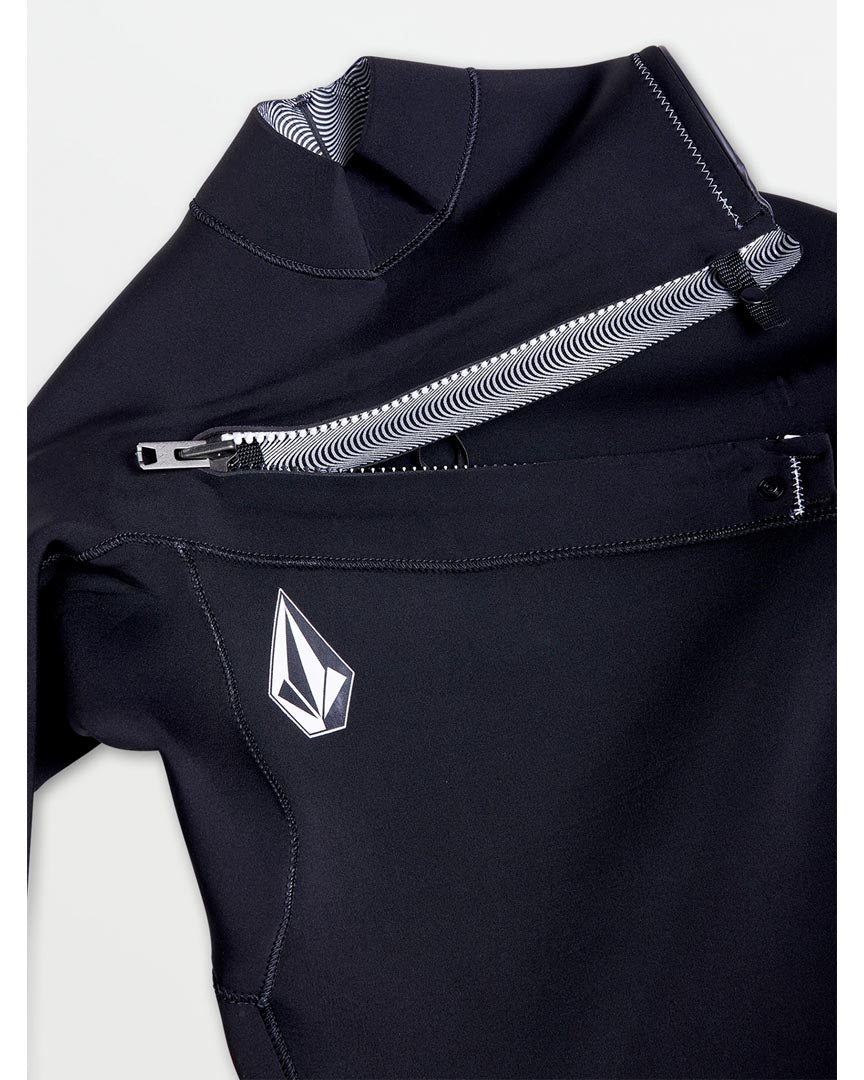 4/3 Chest Zip Fullsuit Wetsuit - Black