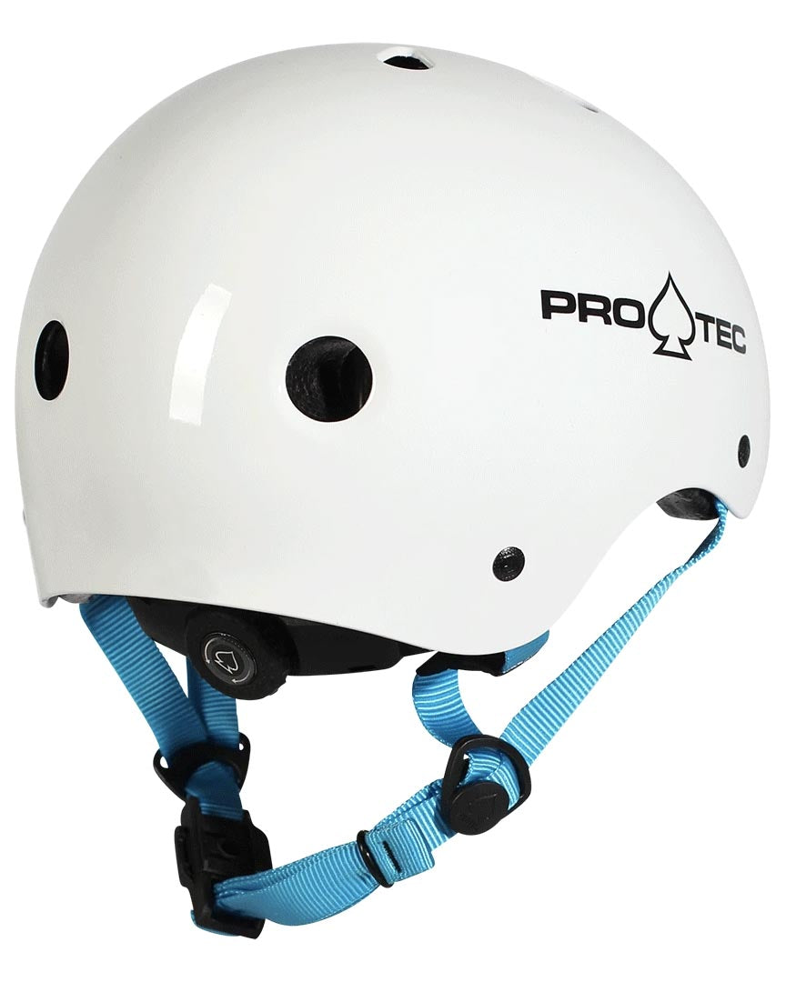 Protection Jr Classic Certified Helmet - Gloss White