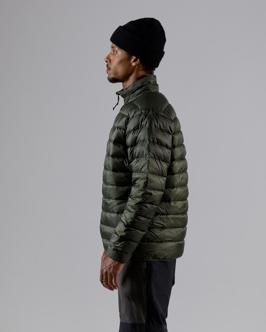 Hoodie Reup Down Puffy Jacket - Pine Green