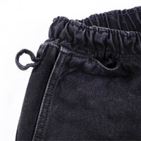 Pants Loose Pants - Black Denim