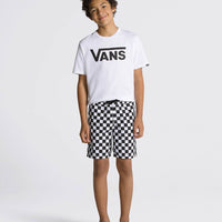 Short Boy Range Elastic Waist - Checker