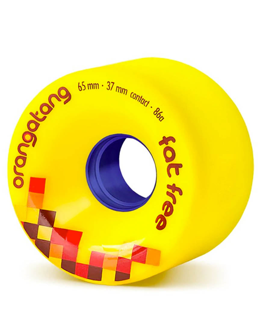 Roues de longboard Fat Free - Yellow