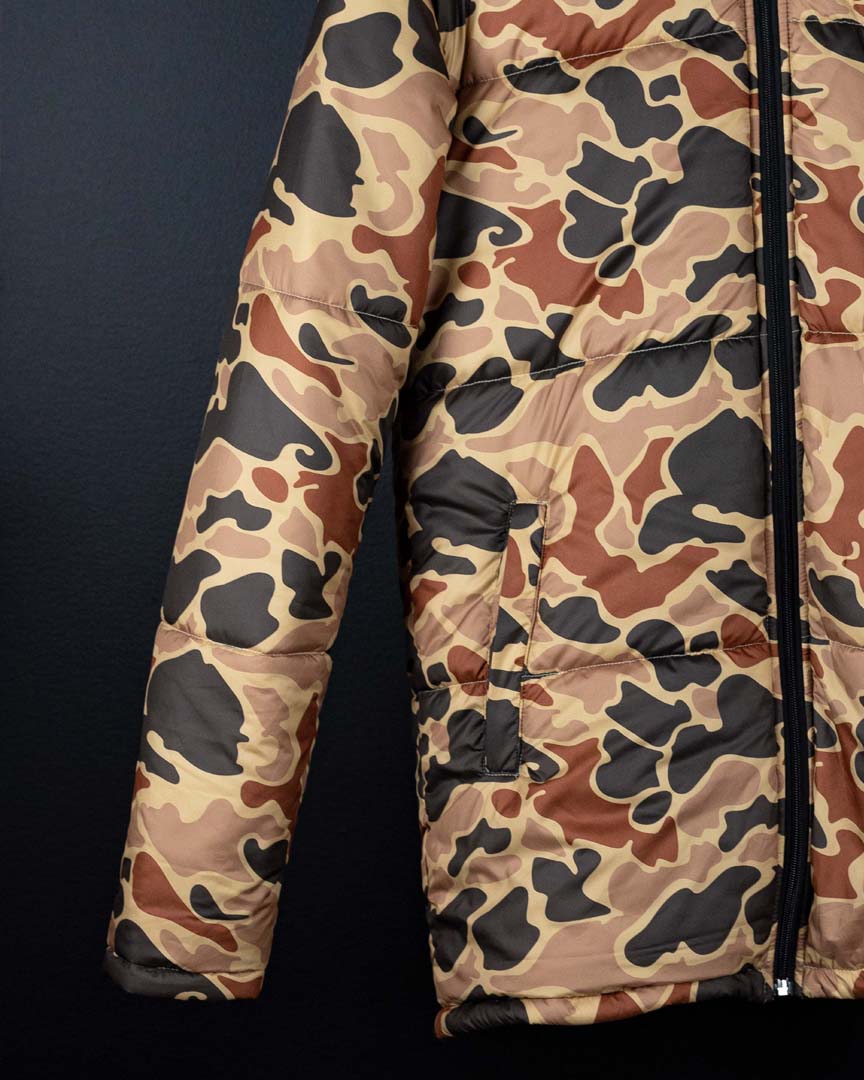 Line Toaster Puffy Jacket - Black/Duck Camo