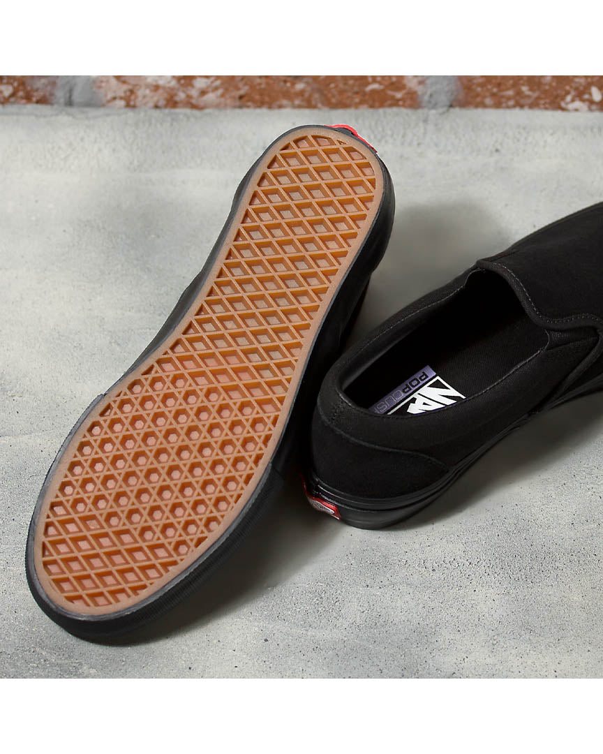Shoes Skate Slip-On - Black/Black