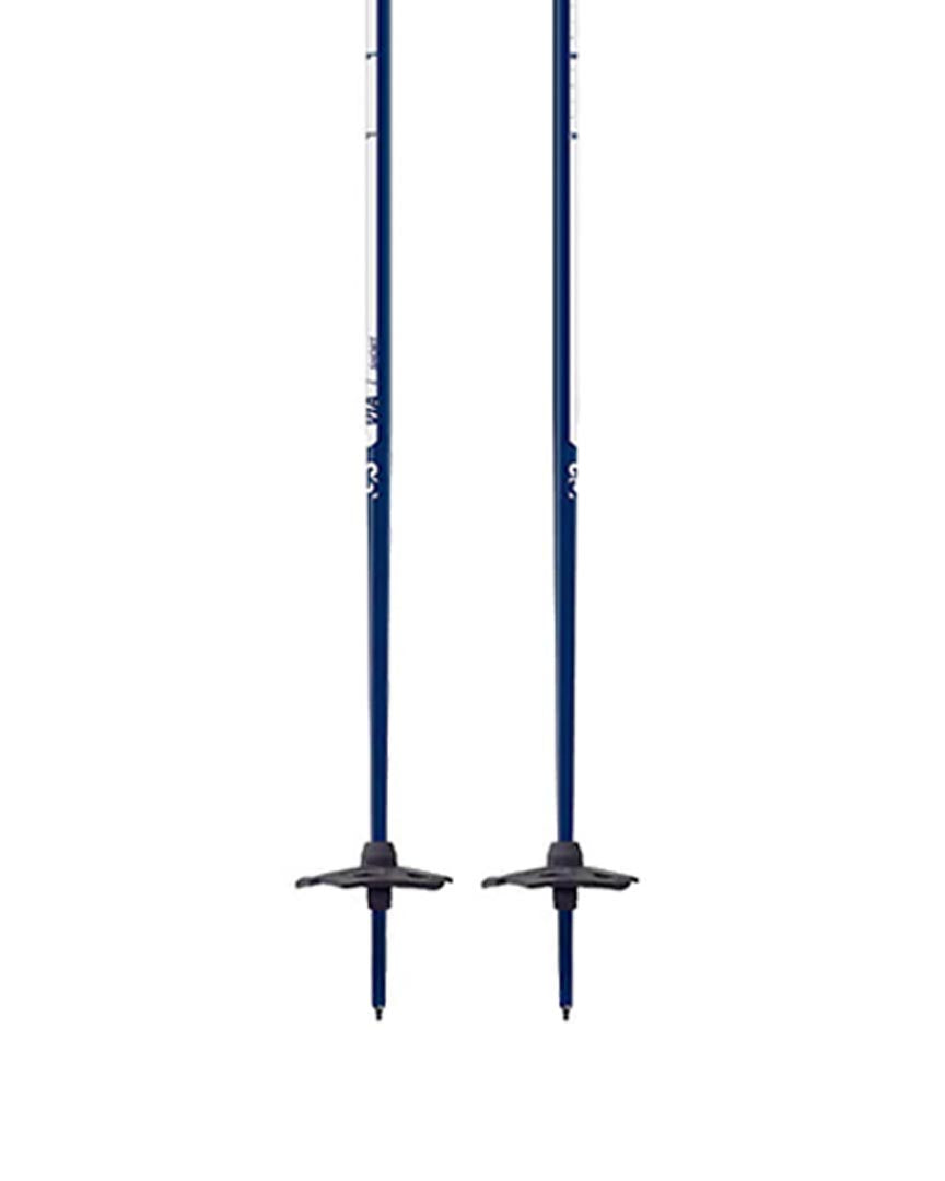 Via Aluminium Ski Touring Poles - Navy