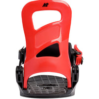 K2 Mini Turbo Snowboard Bindings - Red 2023