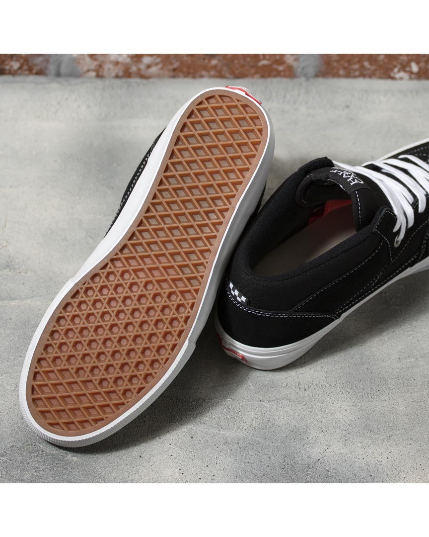 Souliers Skate Half Cab - Black/White