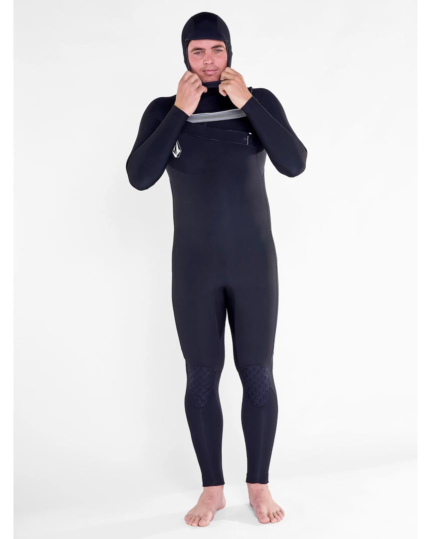 Wetsuit 5/4/3Mm Chetstzip Fullsut - Black