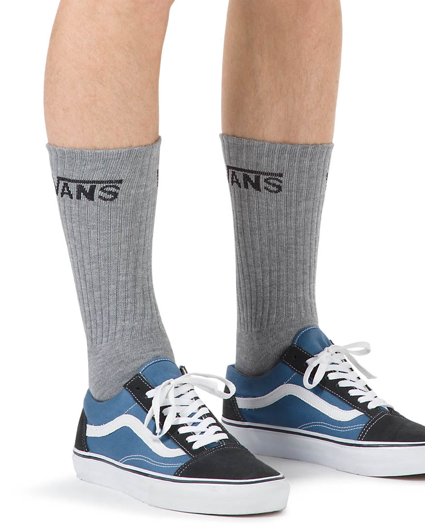 Classic Crew Socks - Heater Grey