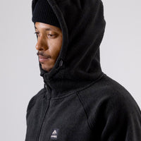 MTN Surf Recycled Fleece Hoodie - Black